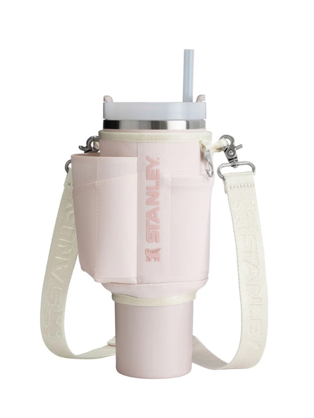 Stanley The All Day 40 oz Quencher Carry All NIB Rose